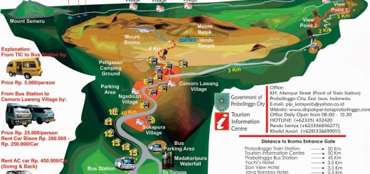 Informasi Rute Menuju Gunung Bromo